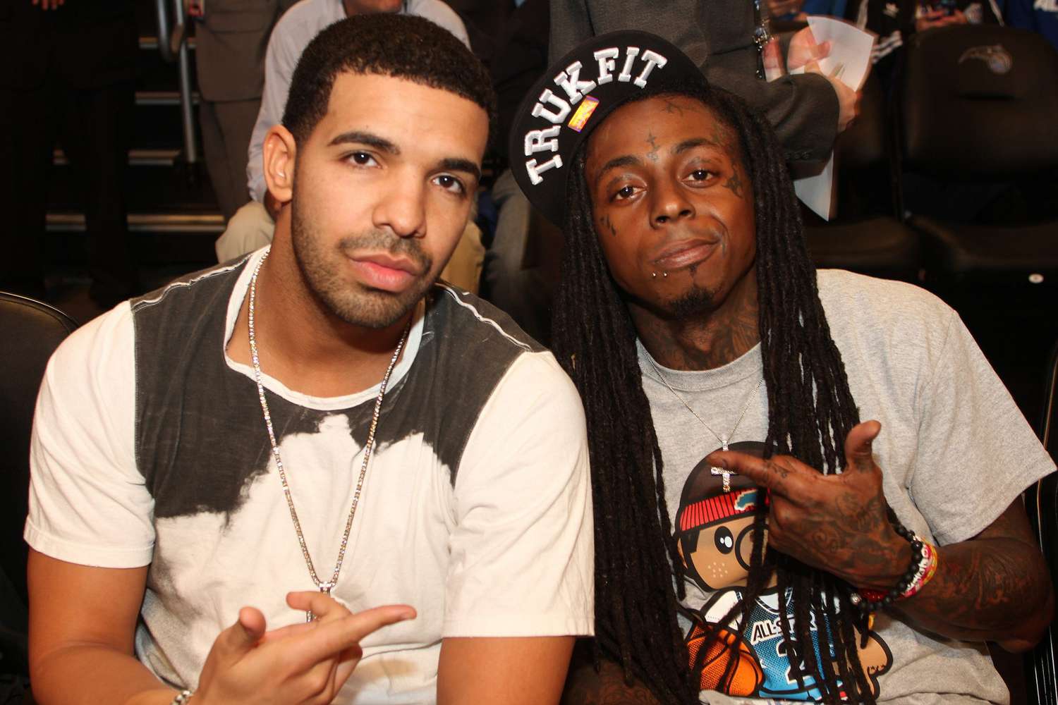 Drake with Lil Wayne