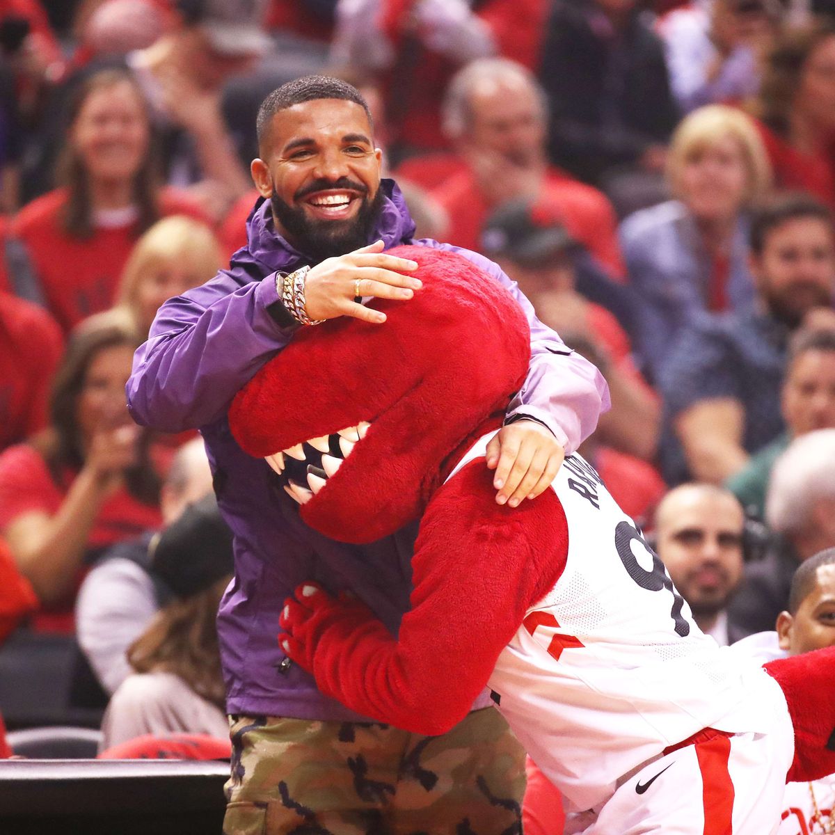 Drake with Raptors